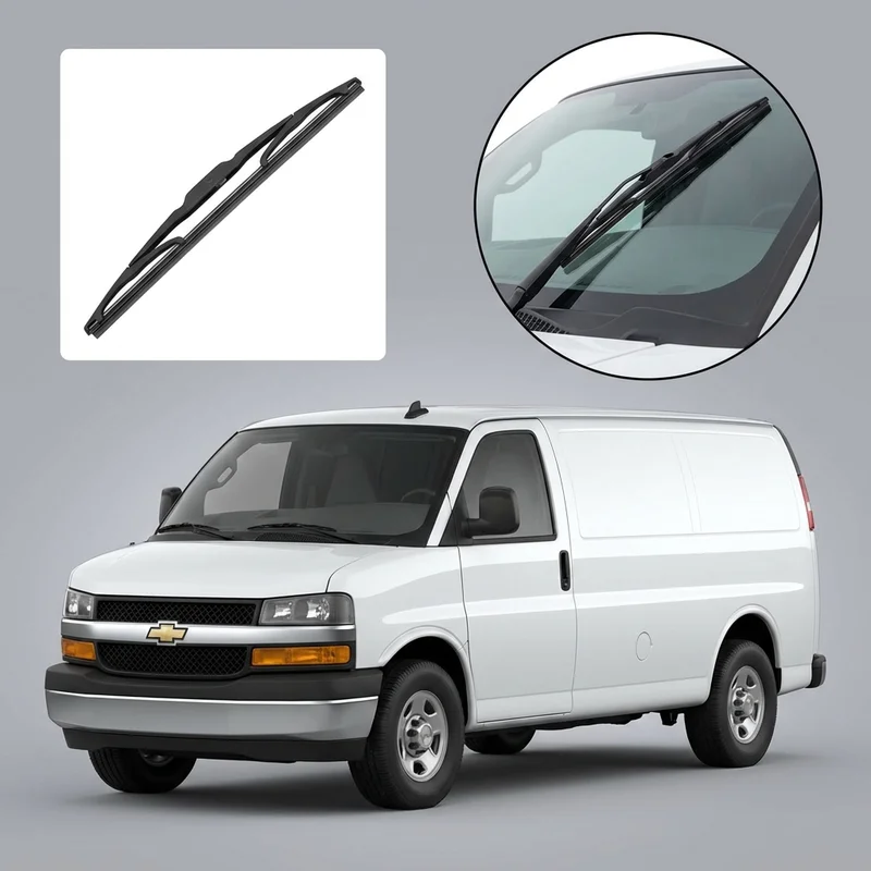 Passenger Side Wiper Blade for Chevrolet Express 4500 (2009 - 2025) - 1